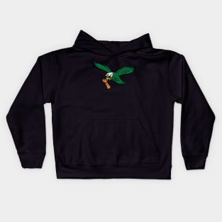 Super Bowl LIX (59) Philadelphia Eagles Champions Retro Kids Hoodie